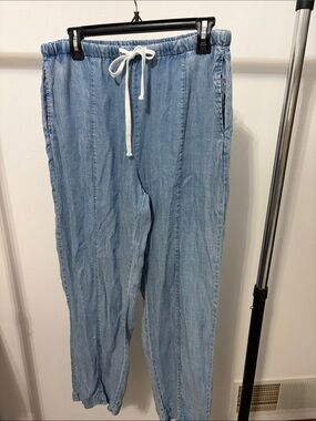 Lightweight Drawstring Denim drawstring Joggers